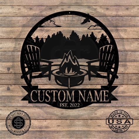 Personalized Camping Signs Etsy