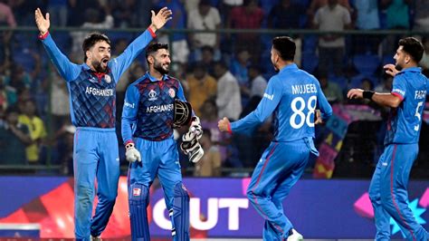 Odi World Cup All Round Afghanistan Hand Shocking Run Defeat