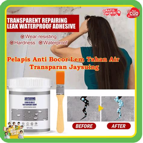 Promo Jaysuing Pelapis Anti Bocor Dan Rembes Lem Talang Transparan