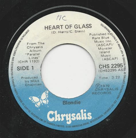 Blondie Heart Of Glass 1979 Vinyl Discogs