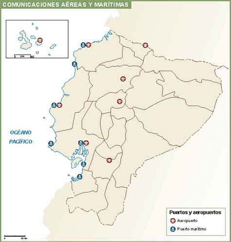 Ecuador Airport Map