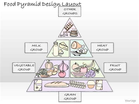 2102 Business Ppt Diagram Food Pyramid Design Layout Powerpoint Template | PowerPoint Slides ...