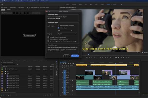 Review Adobe S Speech To Text Inside Of Premiere Pro Postperspective