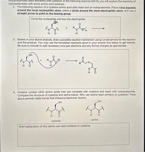 Solved Todoacetamides React Efficiently With Cysteine In