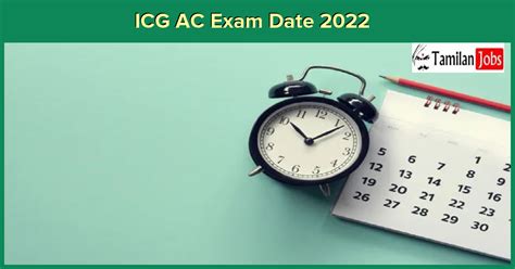 ICG AC Exam Date 2022 Out Download Assistant Commandant Exam Schedule