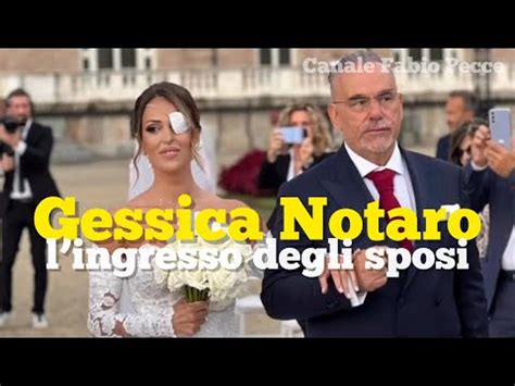 Matrimonio Di Gessica Notaro Lentrata Degli Sposi Youtube