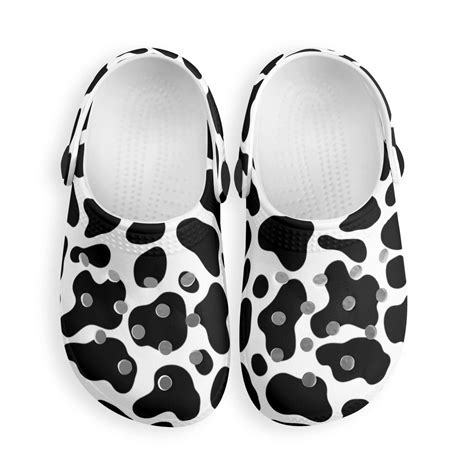 Cow Print Clogs Kids All Over Printing Classic Clogs Pre Order Now