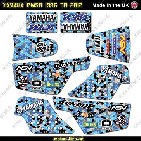 YAMAHA PW50 GRAPHICS DECALS STICKERS 1996 2012 C