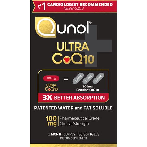 Qunol Ultra Coq Softgels Count With X Better Absorption