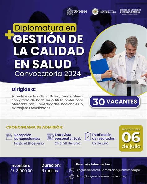 Diplomatura De Gesti N De La Calidad En Salud Posgrado