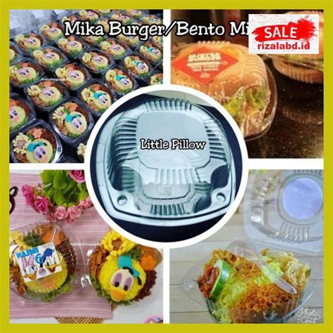 Jual E Ewtere Mika Burger Mika Bento Mini Mika Snack Mika Nasi Tray