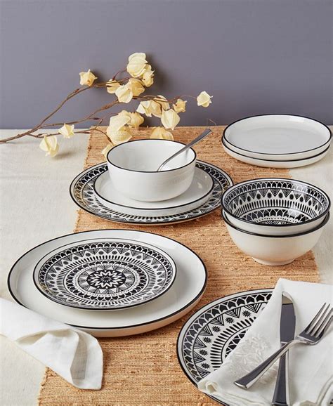 Tabletops Unlimited 12 Pc. Dinnerware Sets Collection - Macy's