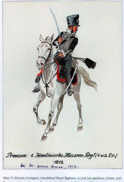 Prussian Hussars Of The 8th Regiment Prussia And German States