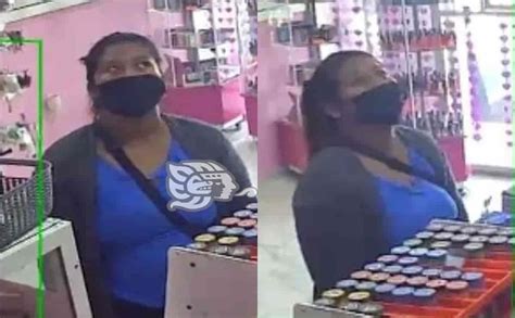 Exhiben A Mujer Robando Celular En Un Negocio De Coatzacoalcos Video