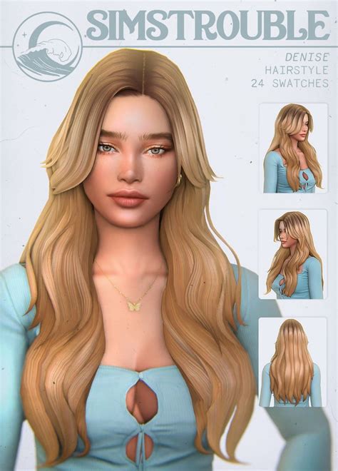 Denise Hairstyle Versions By Simstrouble Simstrouble In