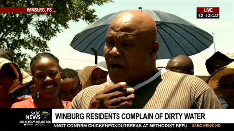 Residents Of Winburg Complain Of Dirty Water YouTube