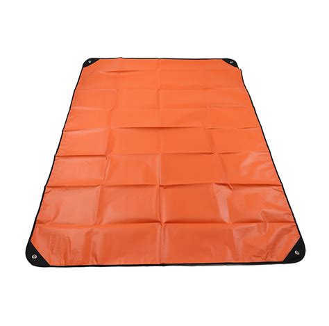 Waterproof Orange Emergency Blanket Tear Resistant Reusable Heavy Duty