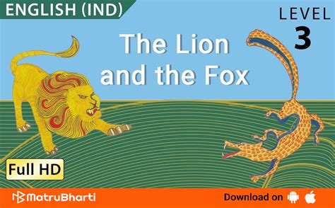 The Lion and the Fox: Learn English - Story for Children in English ...