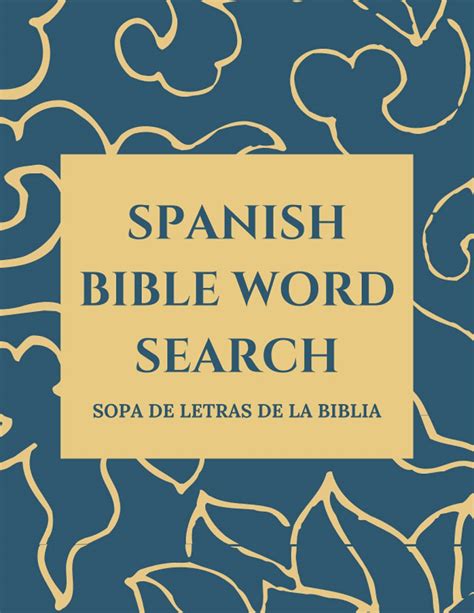 Buy Spanish Bible Word Search Large Print 100 Inspirational Bible Word Search Puzzles In