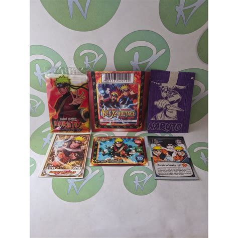 MINI KIT CARDS NARUTO Cards Figurinhas Brincadeira De Bater Bafo