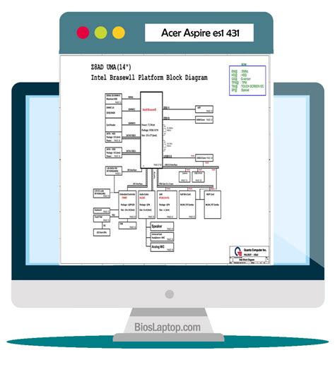 Acer Aspire ES1 431 Laptop Schematic Diagram Bios Laptop