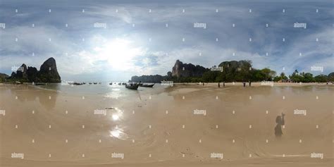 360° view of West Railay Beach - Alamy