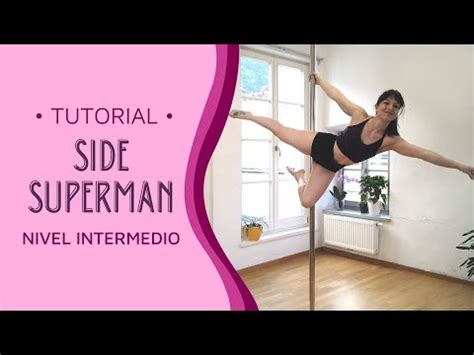 POLE DANCE tutorial SIDE SUPERMAN técnica mini combo nivel