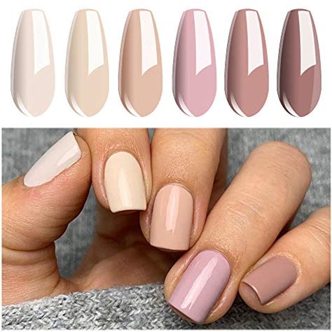 Vishine Vernis Semi Permanent 6 Couleurs Série Nude Nu Vernis à