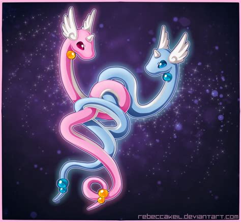 Dragonair Twins By Rebeccaalexa On Deviantart Pokemon Dragon New