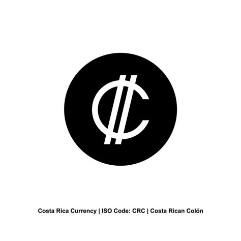 Costa Rica Currency Symbol, Costa Rican Colon Icon, CRC Sign. Vector ...