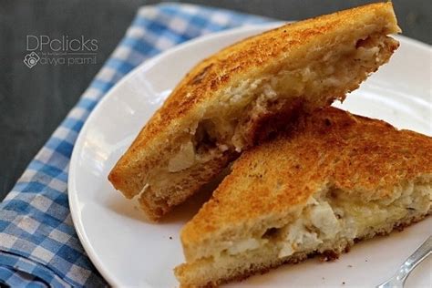 White Sauce Cheese Sandwich | Cheese Sandwich | White Sauce Paneer ...