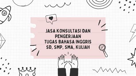 Jasa Pengerjaan Tugas Bahasa Inggris