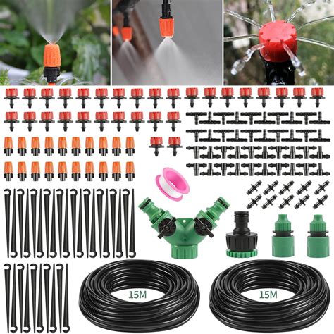 StarryTiger 149 Stück Bewässerung Kit 30M Bewässerungssystem Garten