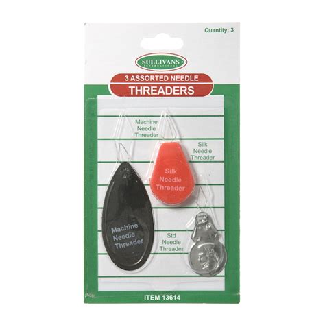 Sullivans Assorted Needle Threader 3pk Lincraft