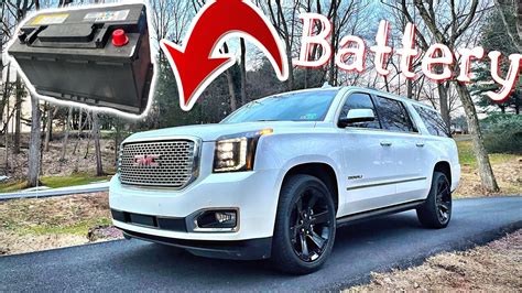 2017 Gmc Yukon Battery Replacement Youtube