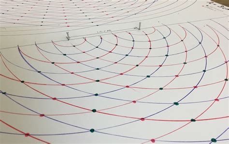 Huygens Ruler Drawing Interference Patterns Tinkerings