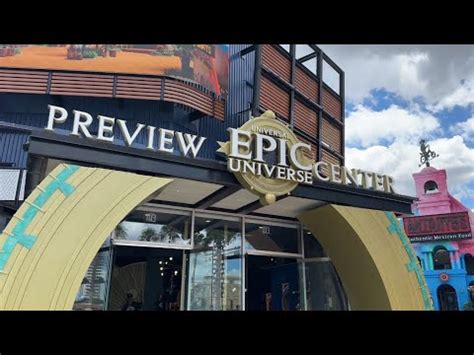 Epic Universe Preview Center Now Open Walkthrough Youtube