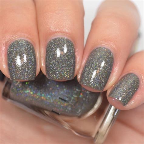 Alexander Neutral Olive Holographic Sheer Jelly Nail Polish By Ilnp