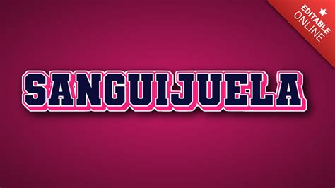 Sanguijuela Hold 3D Text Effect Generator