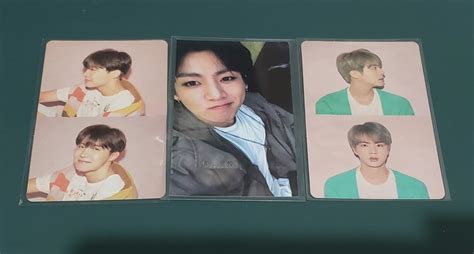 Bts Photocards Jhope Jin Jungkook Hobbies Toys Memorabilia