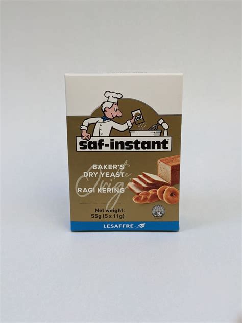 Lesaffre SAF Instant Dry Yeast 55g Gold Creative Culinaire