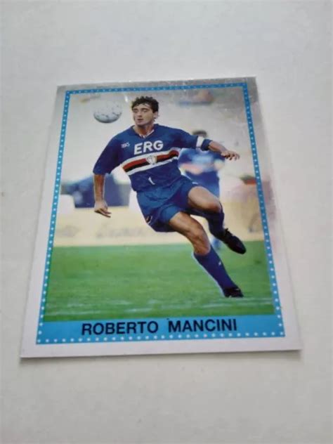 Figurina Calciatori Panini Sampdoria Mancini N Con Velina