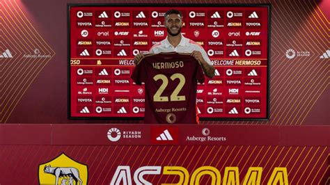 UFFICIALE Hermoso è un nuovo giocatore della Roma Indosserà la maglia