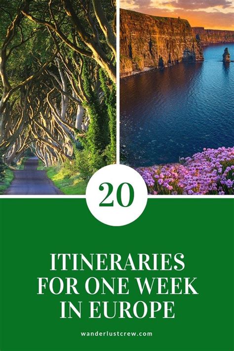 20 Dreamy European Itineraries For One Week European Itineraries