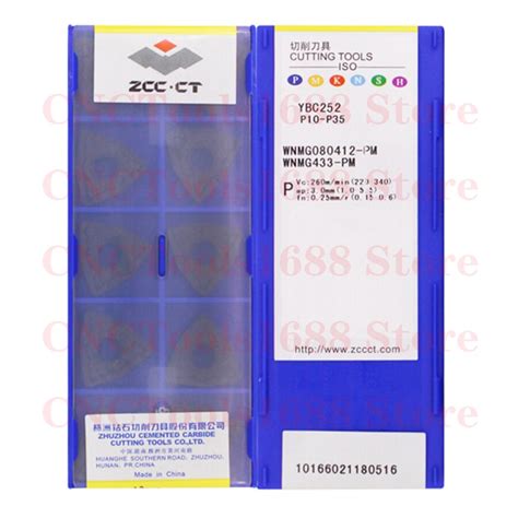 Zcc Ct100 Original Wnmg080404 Pm Ybc252 Wnmg080408 Pm Ybc252