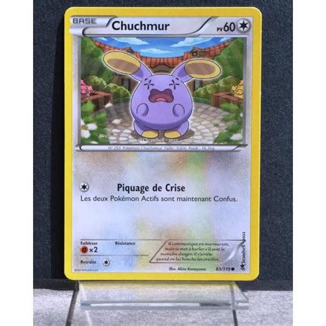 Carte Pokémon 83 119 Chuchmur XY04 Vigueur spectrale NEUF FR