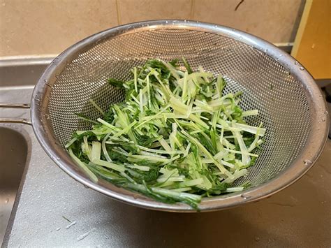 【野菜ひとつ】水菜のおかか和え 週末の作り置きレシピ