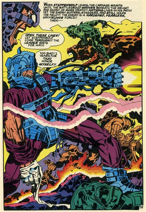 Jack Kirby New Gods Comic Book Pages Comic Book Artists