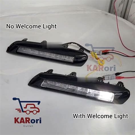 Perodua Myvi Facelift 2022 2023 Front Daytime Led Drl Fog Light