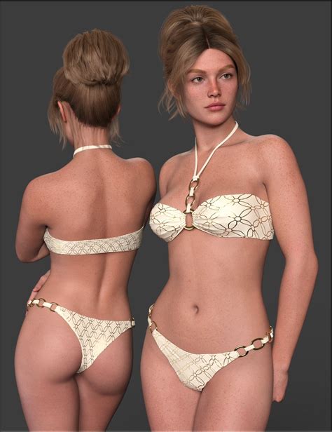 Faxhion Ava Rings Bikini For Genesis 9 Daz 3D